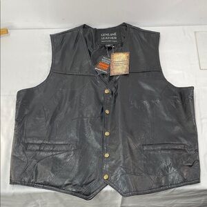 GIOVANNI NAVARRE GENUINE LEATHER VEST FTL-03-176